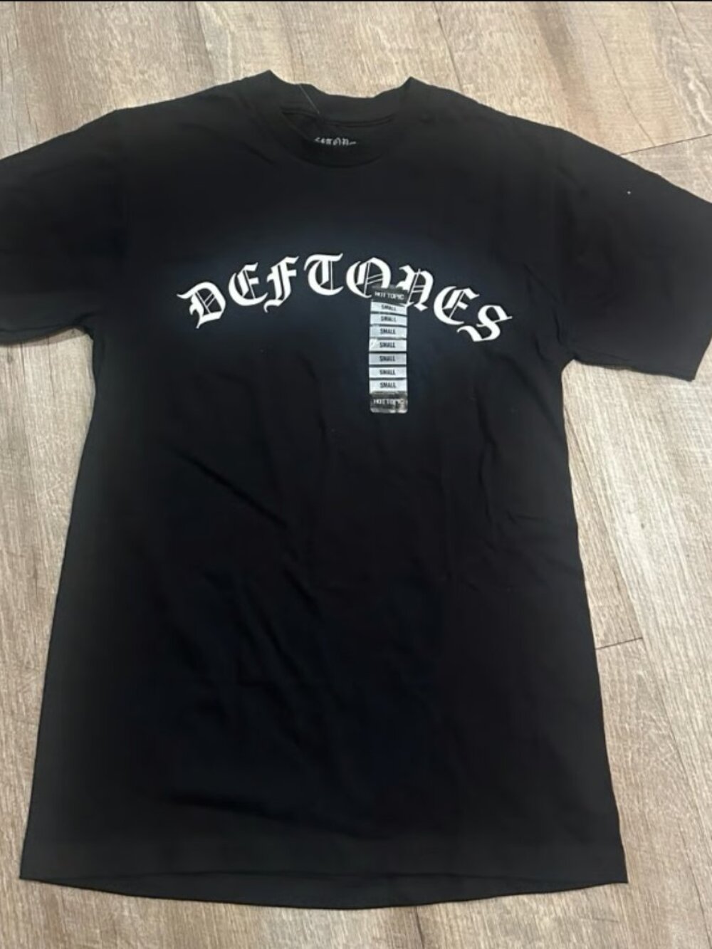 Deftones Band T-Shirt Black Size Small